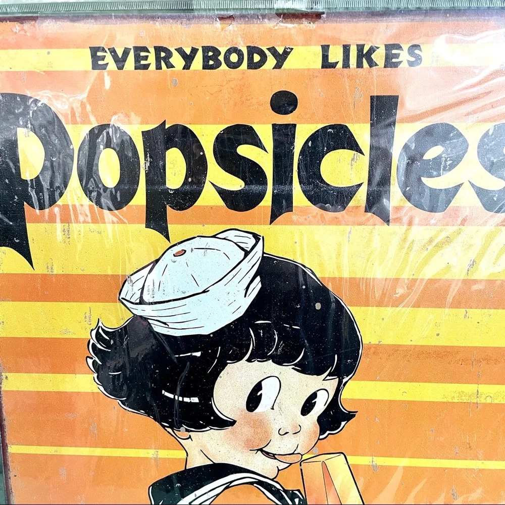 NEW Popsicles Metal Sign